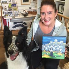 George's Mum fell in love with Marty Strutts' 'Sheepdog Trials' What a beautiful collie!