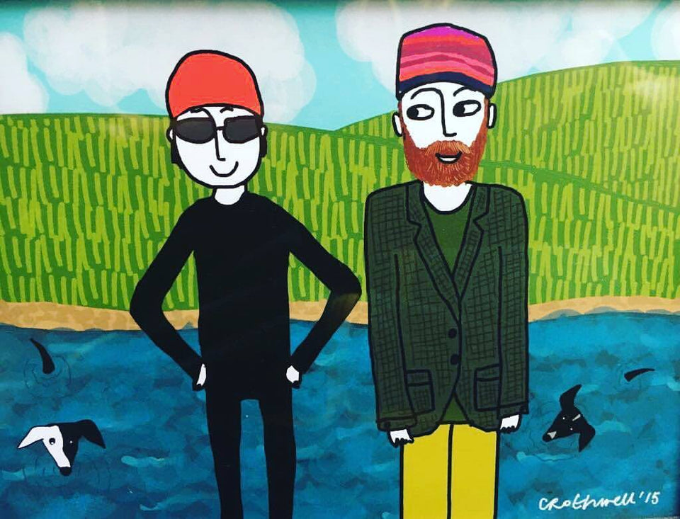 'Reunited & it feels so good' (We love our Corrina Rothwell Art & Illustration original)