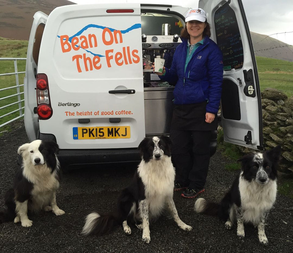 Lovely post school treat on Latrigg - coffee & icecream provided by the lovely Bean on the Fells