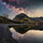 Buttermere Milkyway Poster - Lake District, Cumbria