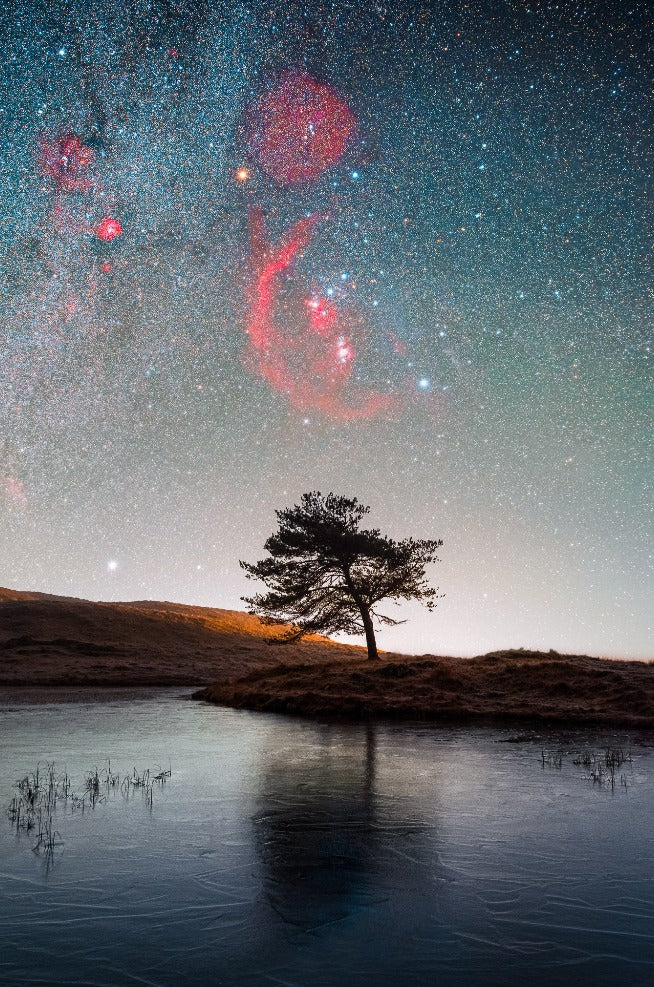Kelly Hall Tarn & Orion Poster - Lake District, Cumbria