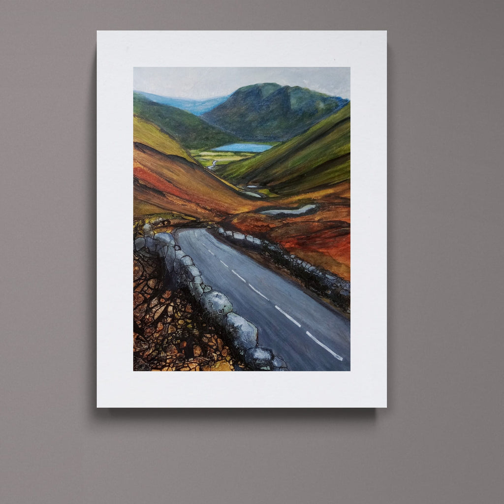 Stars over Brothers Water and Kirkstone Pass. Lake District, Cumbria, UK. (Wall outlets Art. Fine Art Print. Landscape Photography Gift)