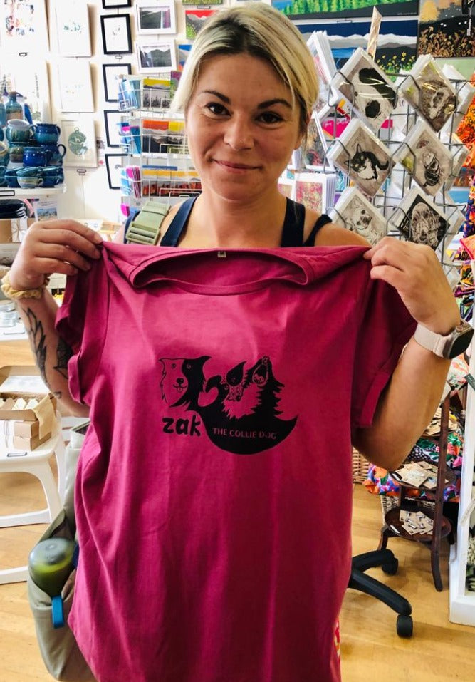 Women’s Slim-fit T-shirts - 'Zak & Co' Collection - Organically Made by Earthpositive™