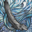 Diving Otter - Fine Art Print by Jennifer Guest Art