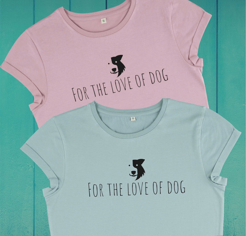For the Love of Dog - Women's Slim-fit Organic Cotton T-shirts