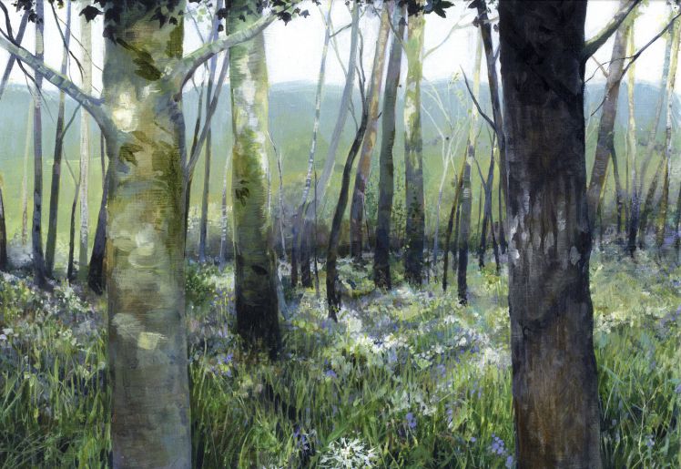 Spring Woods (Part 1) - print of original watercolour by Sarah Stoker