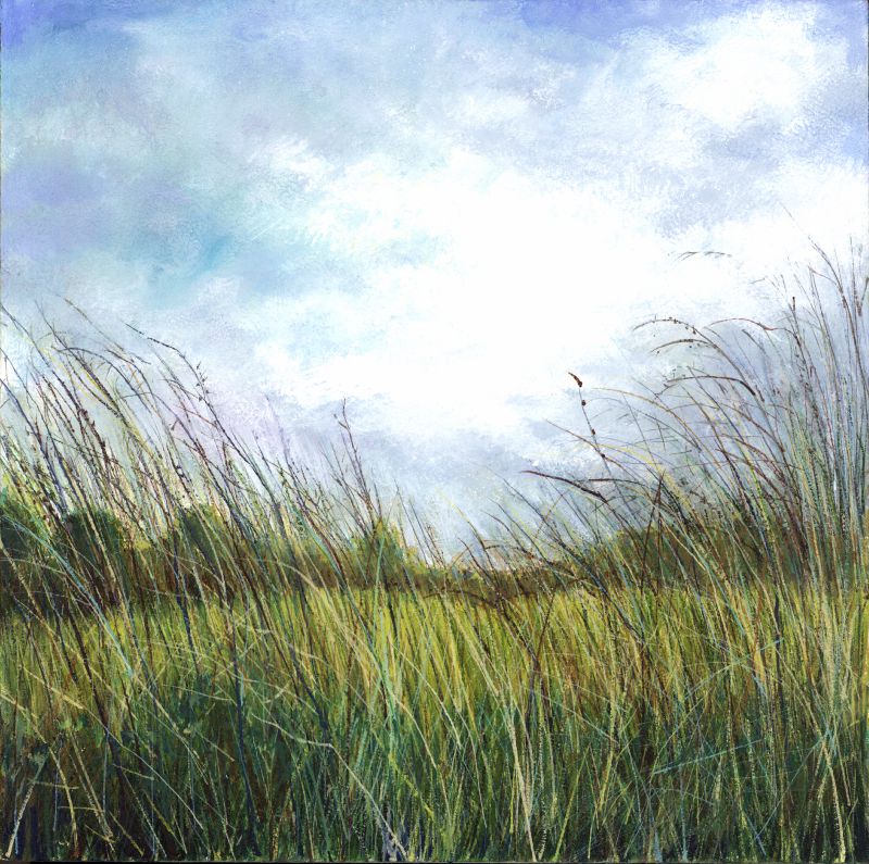 Blustery Day 2 - print of original watercolour by Sarah Stoker