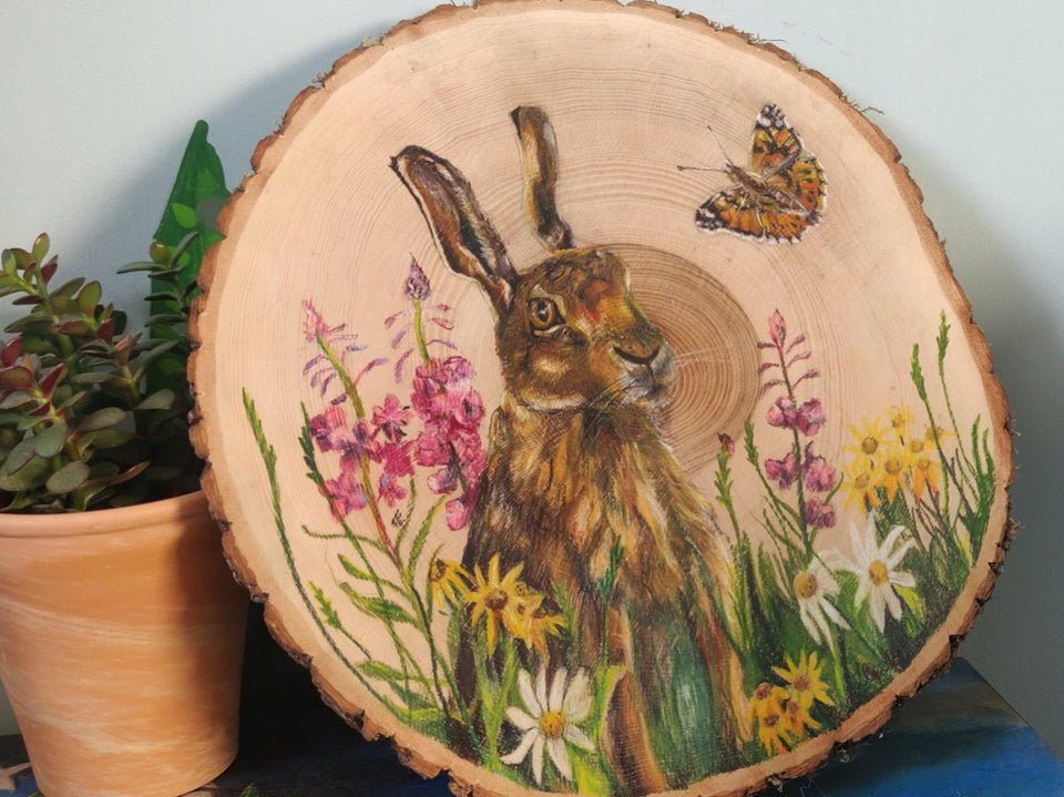 Hare Wall Hanging- 'Annabel'