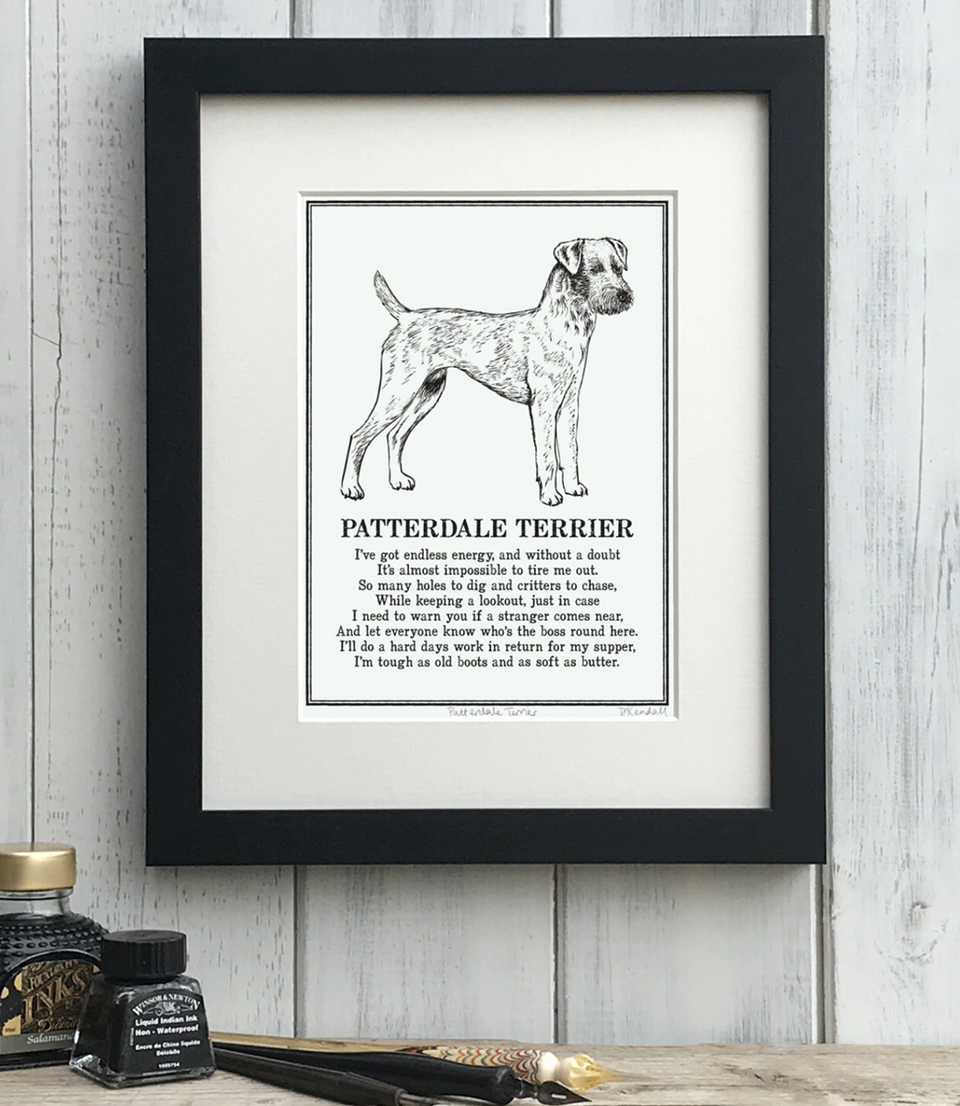 Doggerel Poem Prints (M-Z) for Dog Lovers