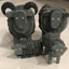 Herdwick Ram, Ewe & Lamb - Lakeland Slate Sculptures