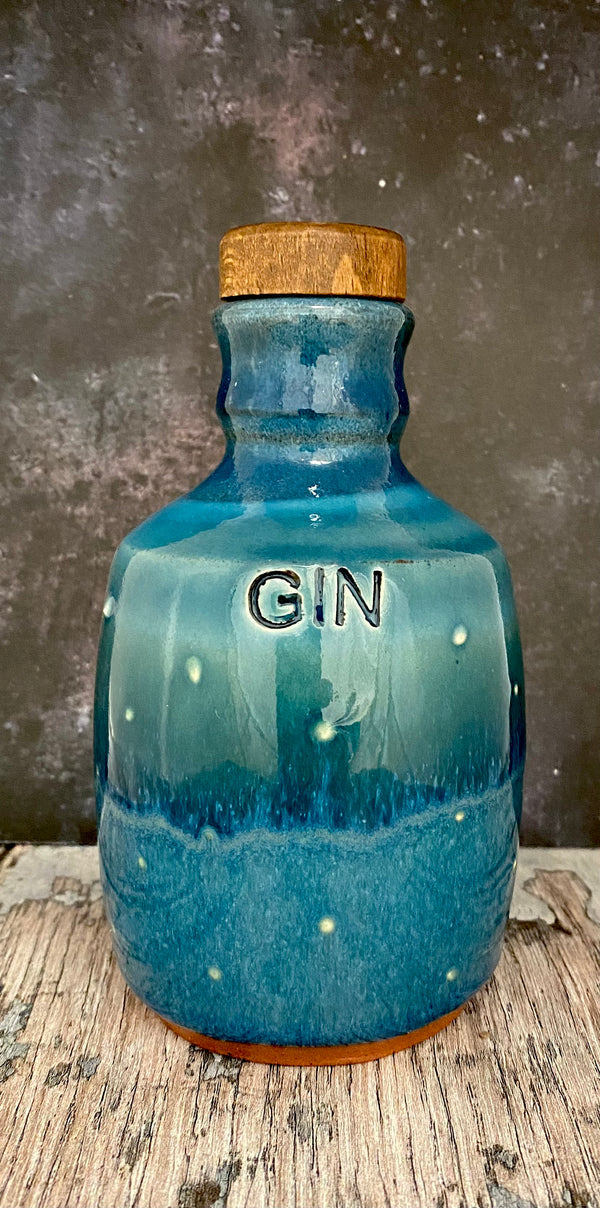 Gin & Whiskey Spirit Decanters - Rubert Blamire Ceramics