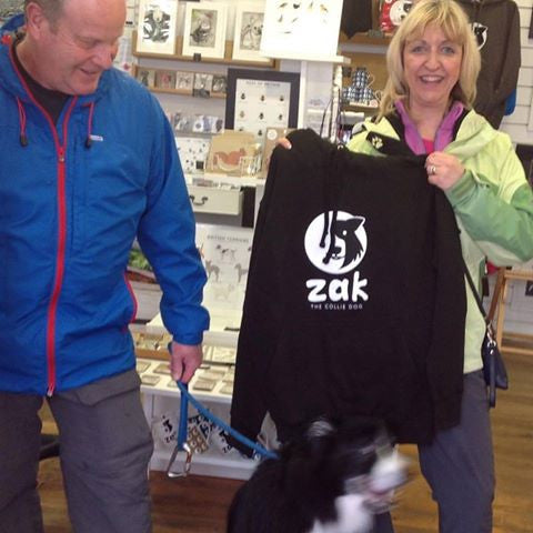 Murphy is so excited, his Mums brought one of my hoodies. Thanks for supporting!