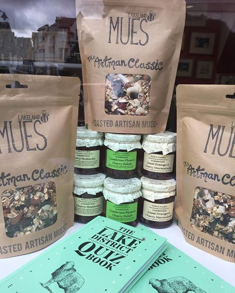 ‪Great additions in Cherrydidi, artisan muesli by Lakeland Mues, new Wild & Fruitful preserves & Lake District Quiz books!