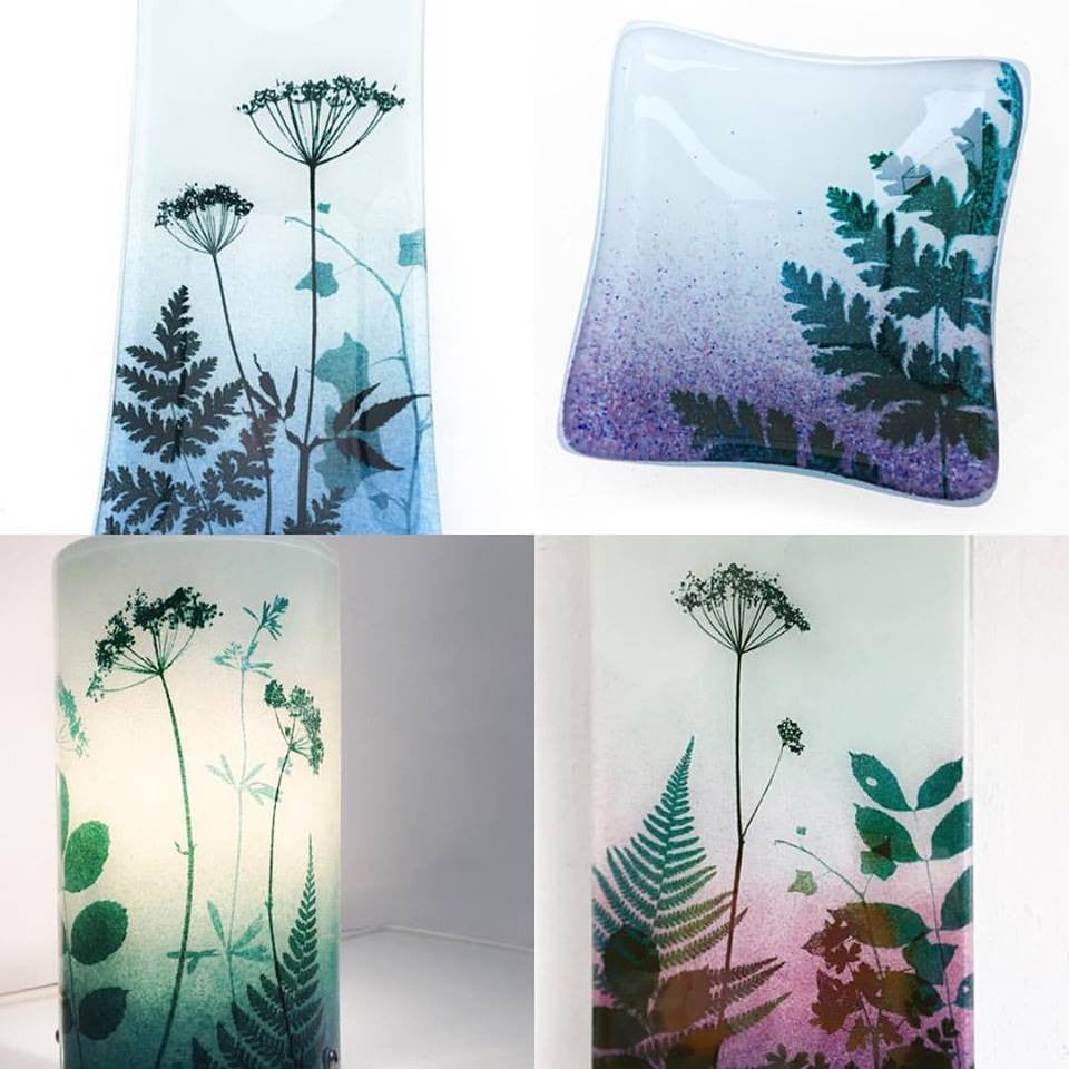 ‪The glass maker Colette Halstead Glass is making her mark in Keswick with her hedgerow collection. Just beautiful!