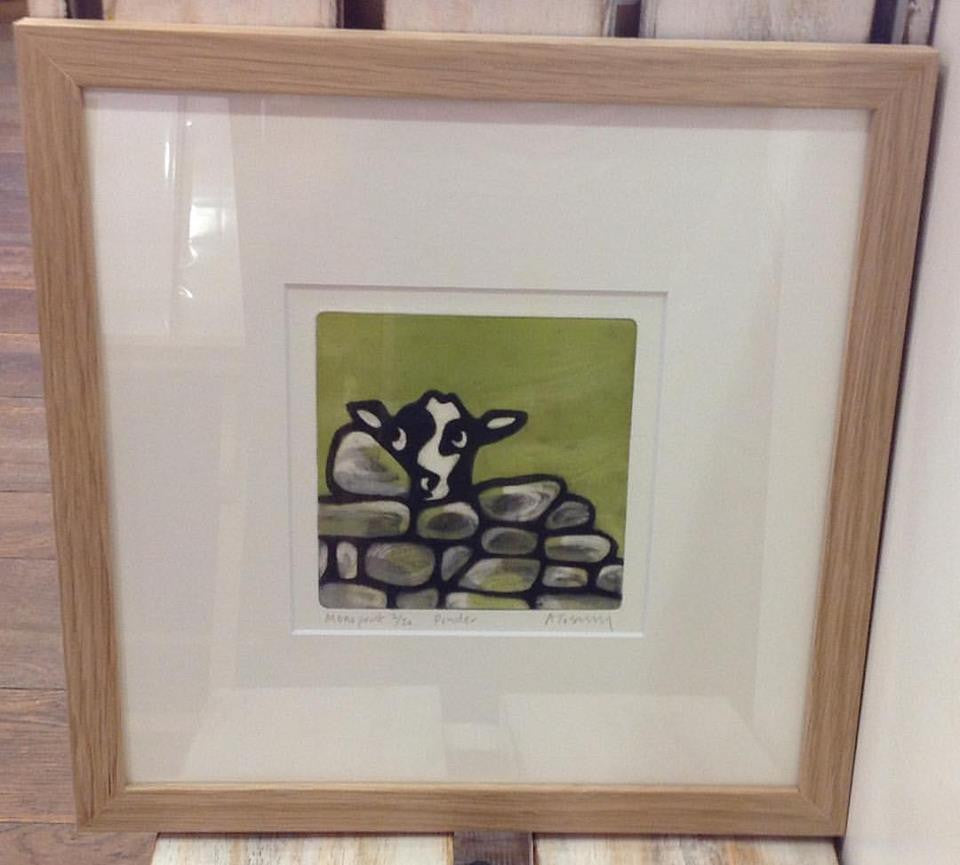 Like the cow in the picture we're having a ponder at Cherrydidi. Lovely new print by the talented Anna Tosney Printmaker.