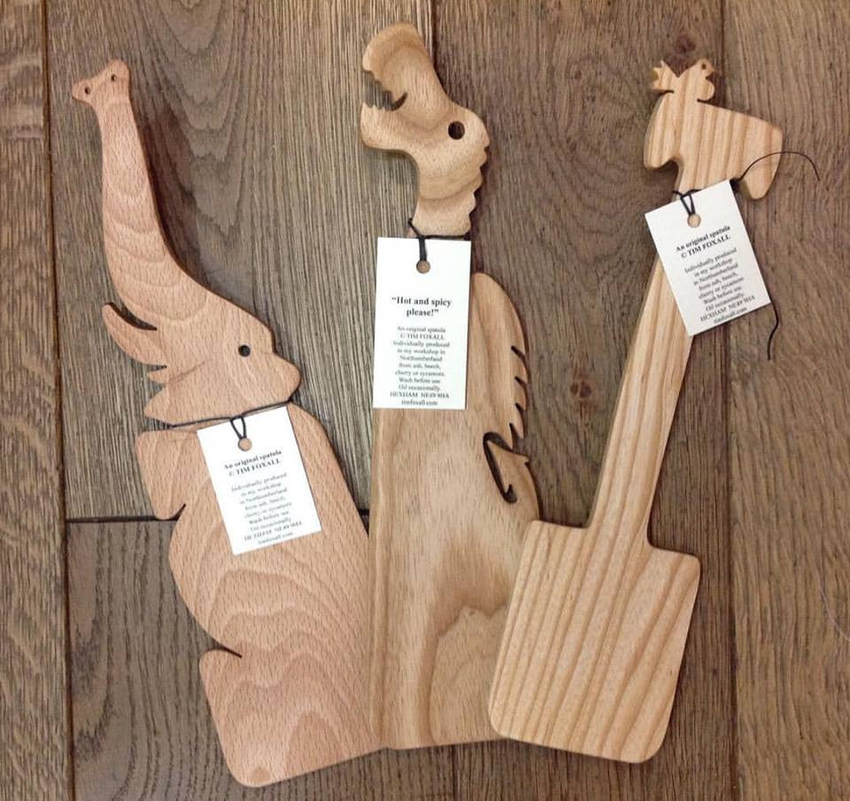 Anyone up for cooking? These fabulous individually wooden spatulas are handmade by Tim Foxall