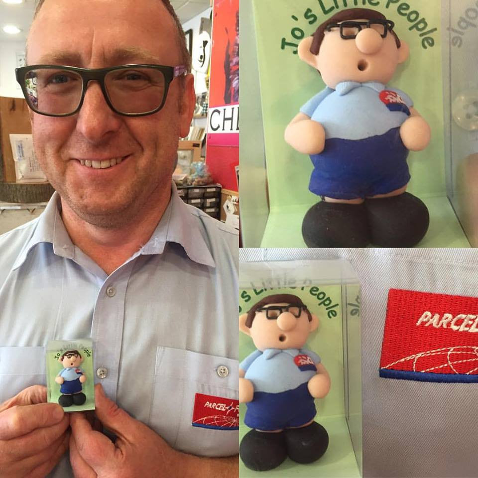 Carl you're the best postie! Thank you, hope you love your little person by Jo's Little People