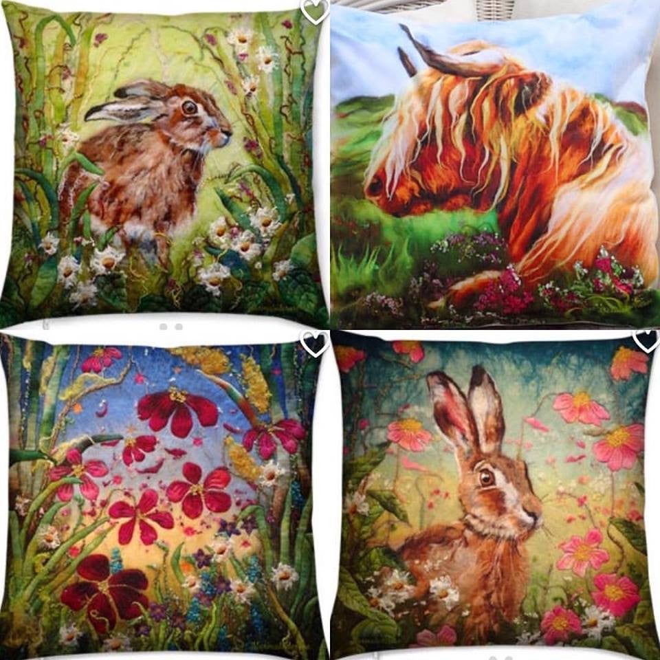 ‪We've got the wonderful Marmaladerose cushions back in stock‬!