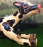 ‪Bit of a Mooooooday today at Cherrydidi! lots of fabulously talented people loving cows of all shapes and sizes they're brill