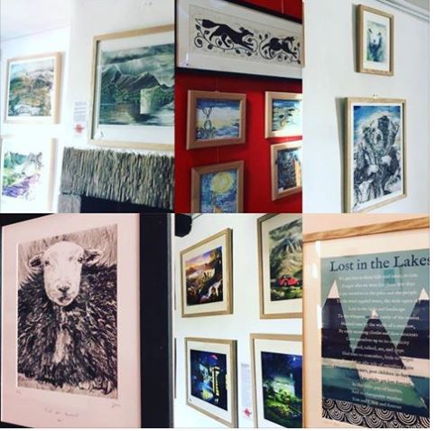 Lovely to see the Cherrydidi collection of artwork up for sale at the The Old Crown Hesketnewmarket