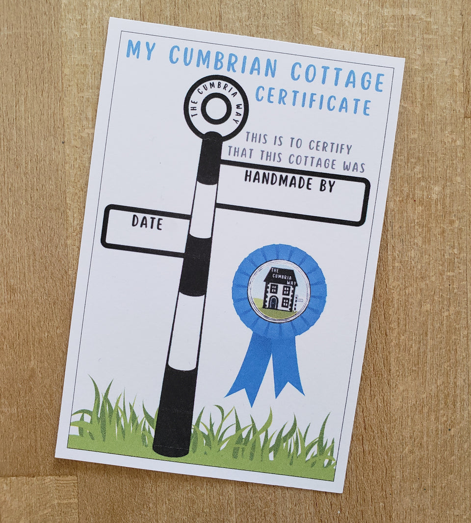 Create your own Cumbrian Cottage - Craft Kit