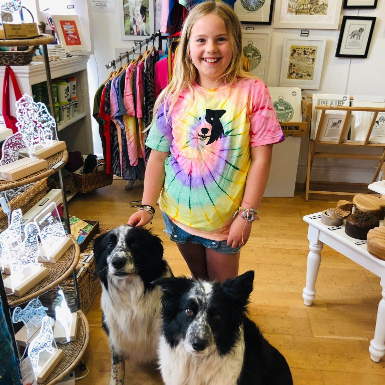 Kids’ T-shirts - 'Zak the Collie Dog' Collection - Organically Made by Earthpositive™