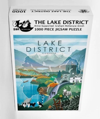 'The Lake District' 1000 Piece Jigsaw Puzzle - Manufactured in the UK