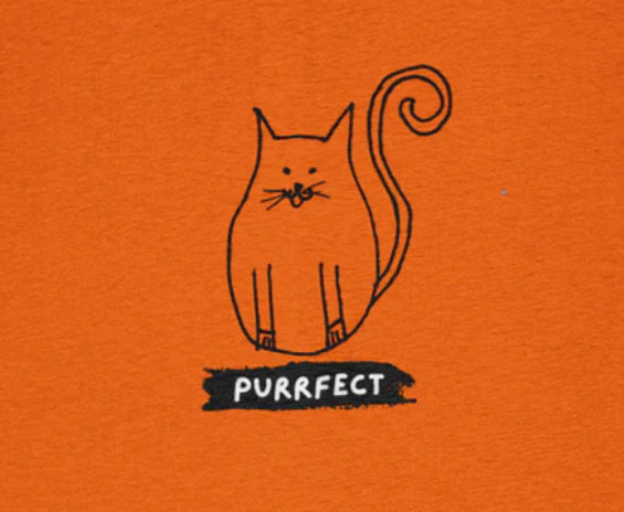 Purrfect Cat Tee - Unisex Organic Cotton T-shirt