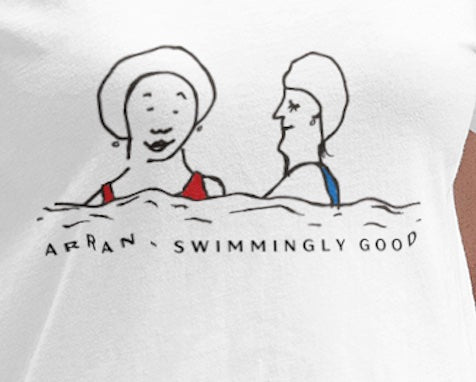 Swimmingly good - Isle of Arran - Women's Organic Cotton T-shirt