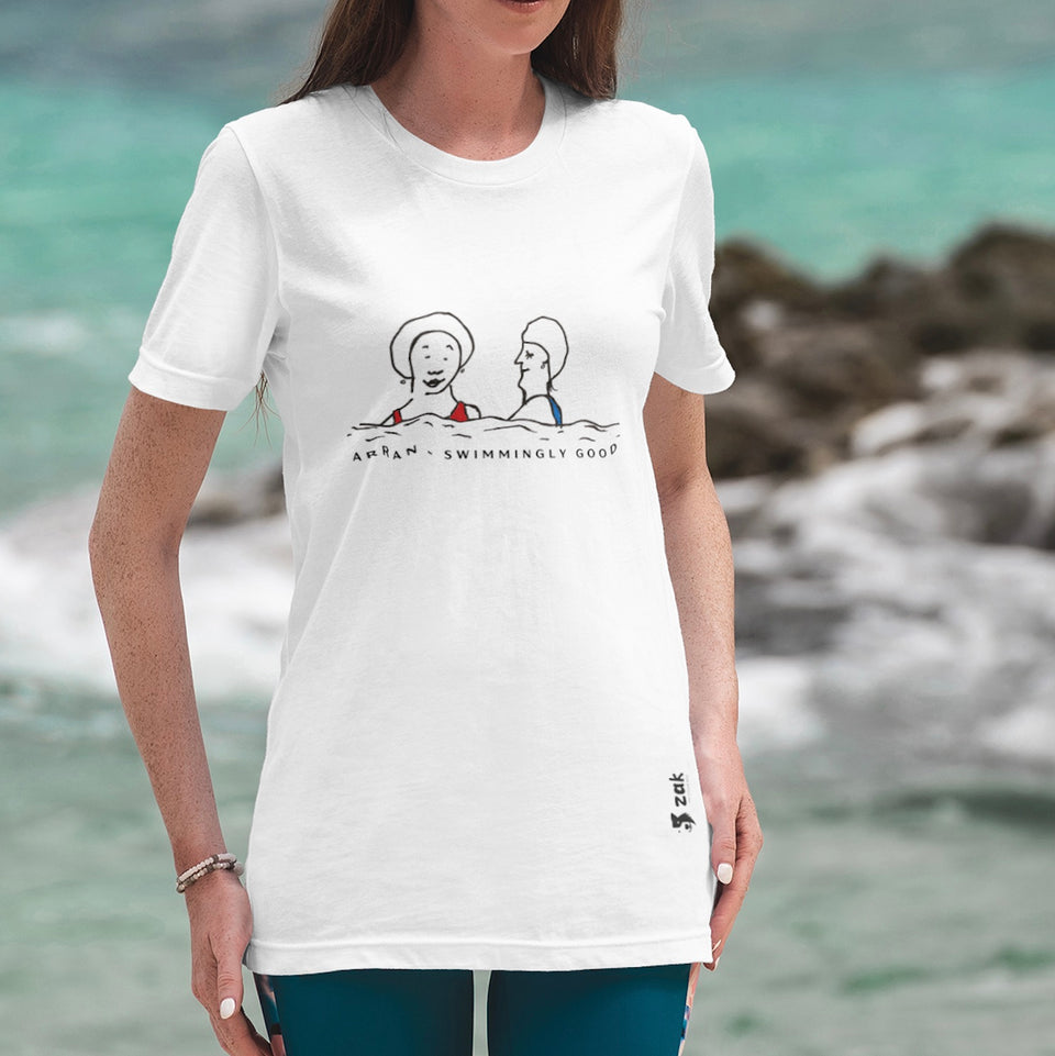 Swimmingly good - Isle of Arran - Women's Organic Cotton T-shirt
