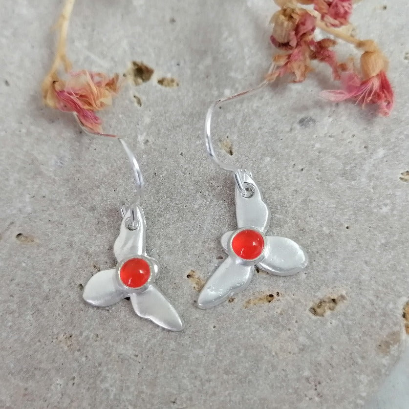 Dangle Earrings - Ode to Nature Collection (Birds & Insects) - Recycled Sterling Silver