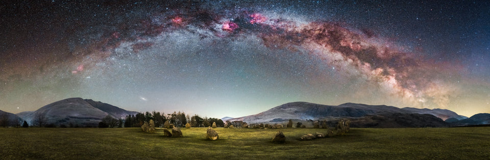 Castlerigg Stone Circle Milkyway Arch Poster