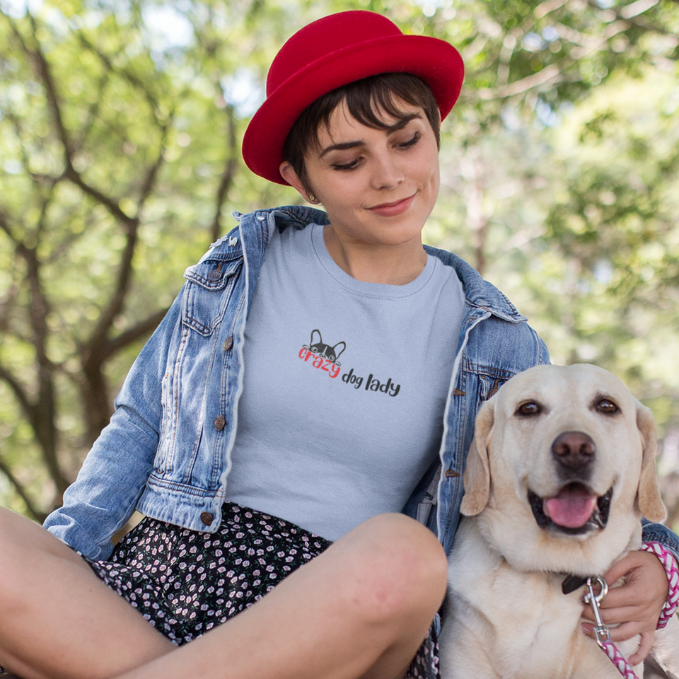 Crazy Dog Lady - Unisex Organic Cotton T-shirt