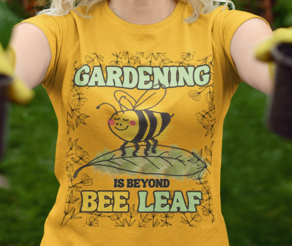 Gardening is Beyond Bee Leaf - Unisex Organic Cotton T-shirt