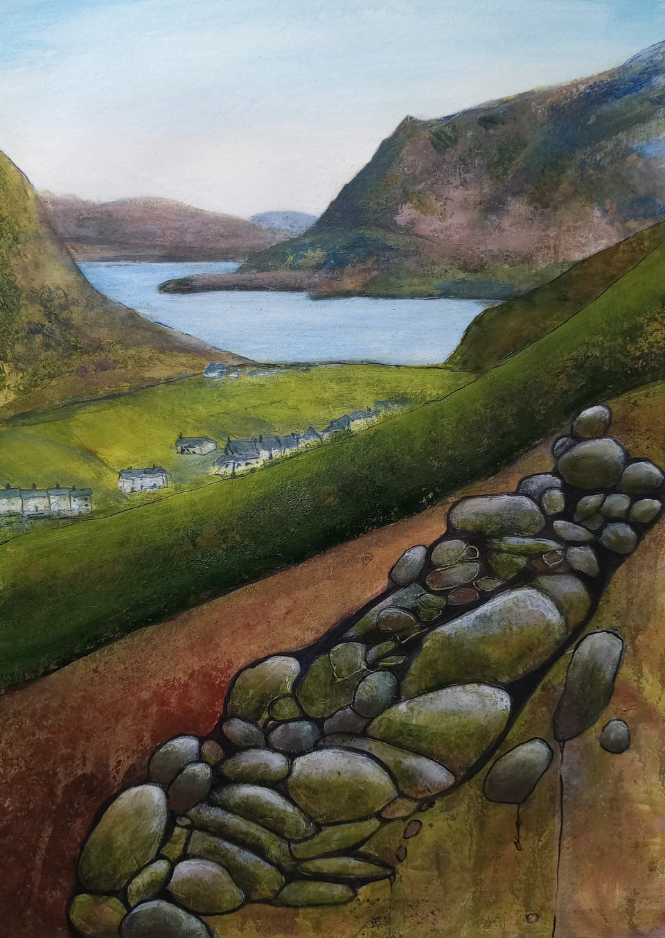 Looking Over Glenridding to Ullswater - Giclée Fine Art Print