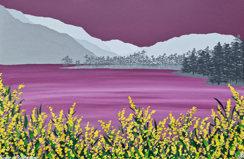 Original - Gorse at Buttermere - 30x20" Boxed Canvas