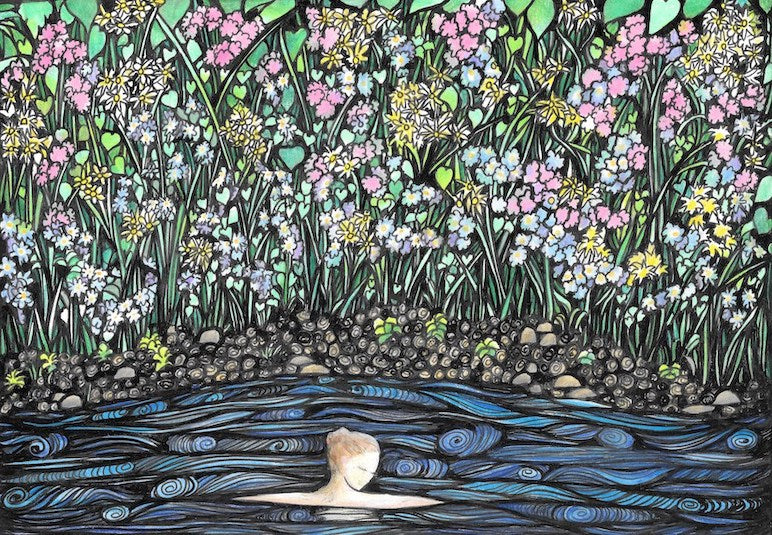 Grasmere Summertime - Fine Art Print for Swimmers by Jennifer Guest Art
