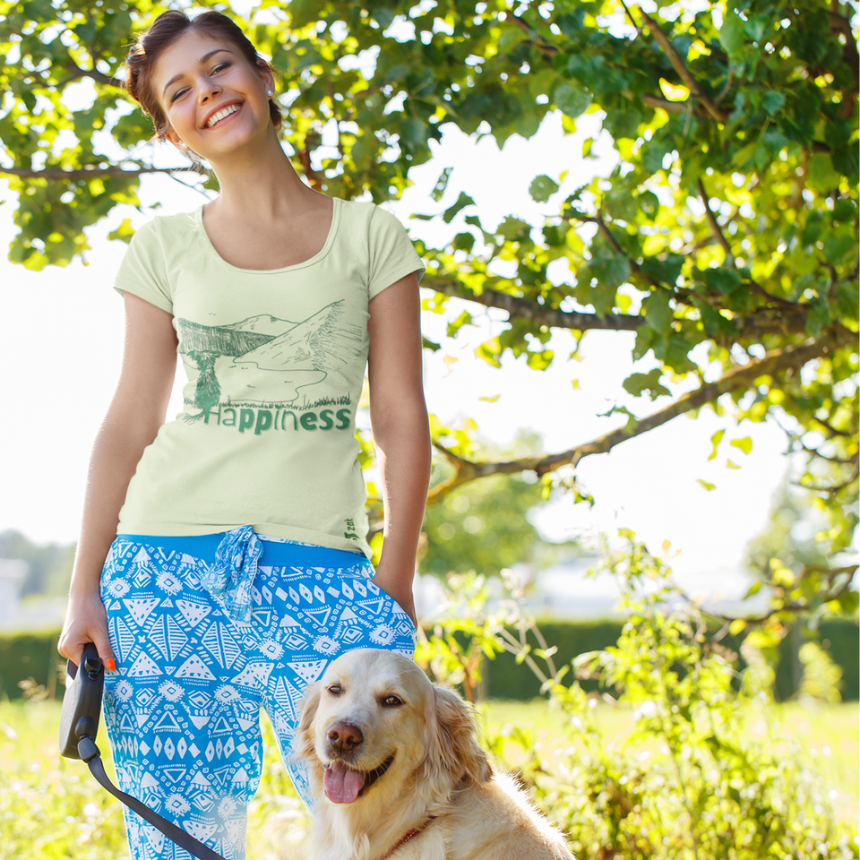 Happiness Dog Tee - Women's Organic Cotton T-shirt