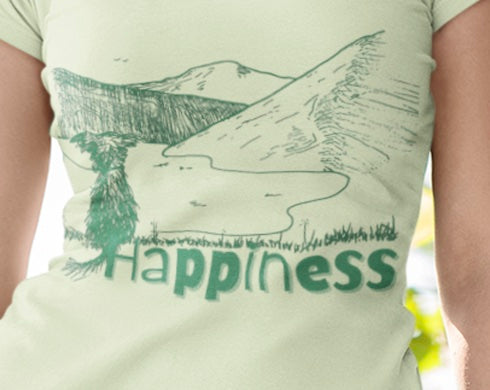 Happiness Dog Tee - Women's Organic Cotton T-shirt