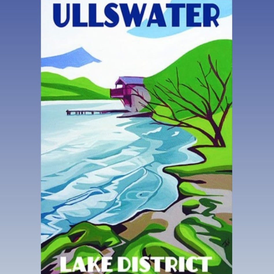 Ullswater - Poster by Jo Witherington