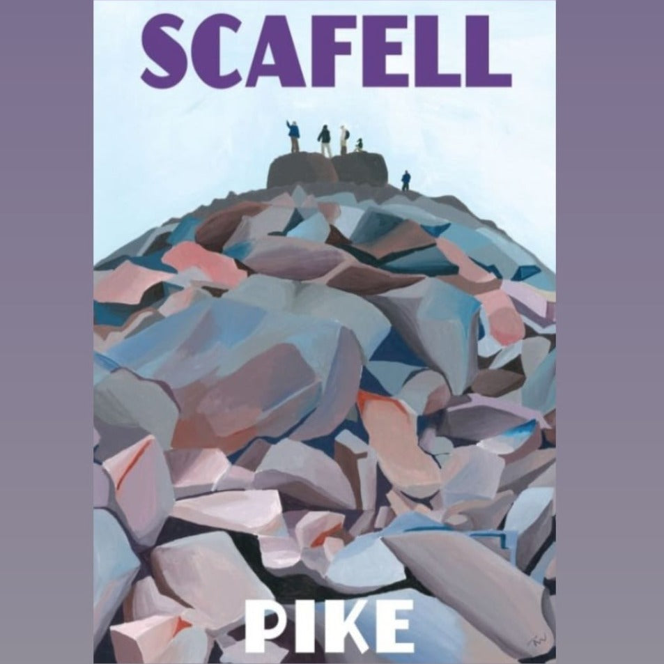 Scafell Pike - Poster by Jo Witherington