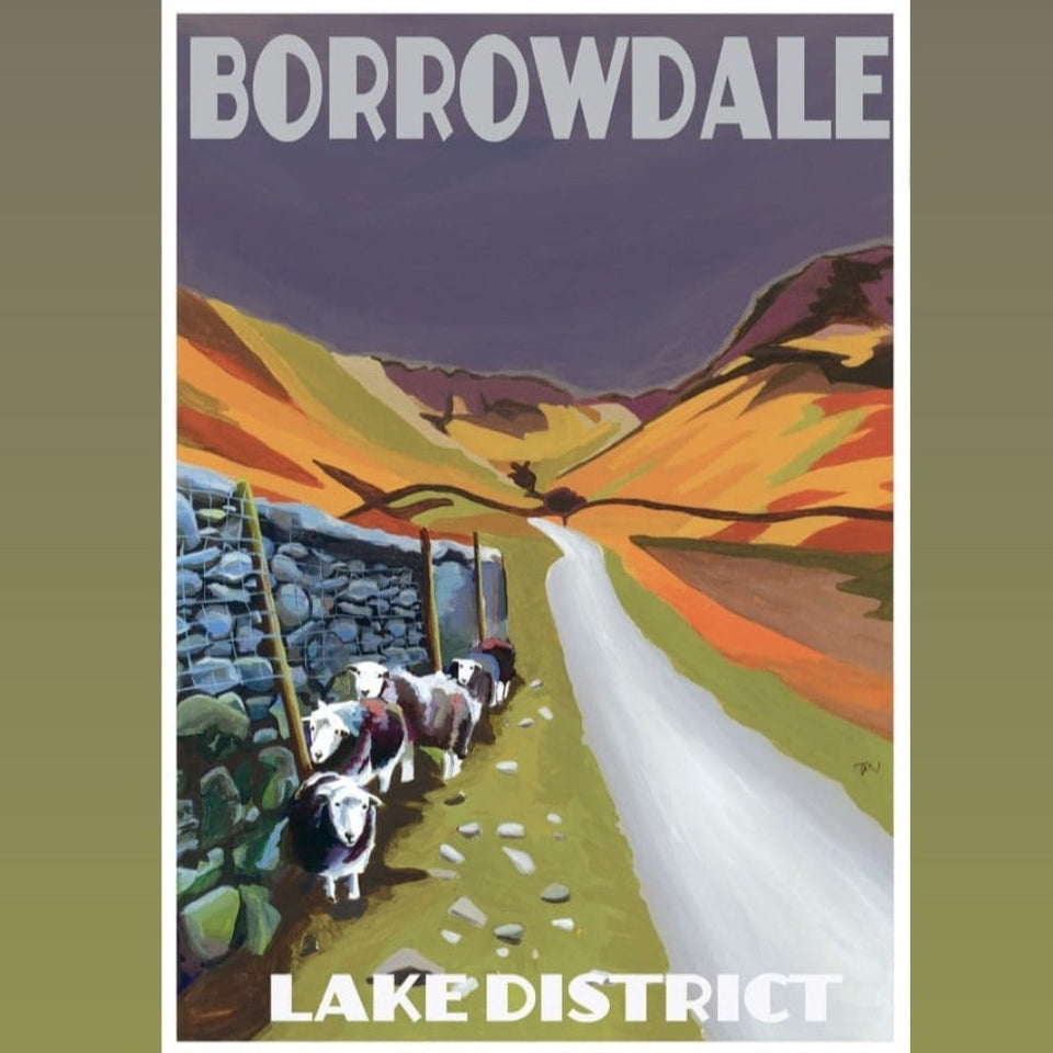 Borrowdale - Poster by Jo Witherington