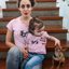 Dog Crazy (pink) - Kid's Organic Cotton T-shirt