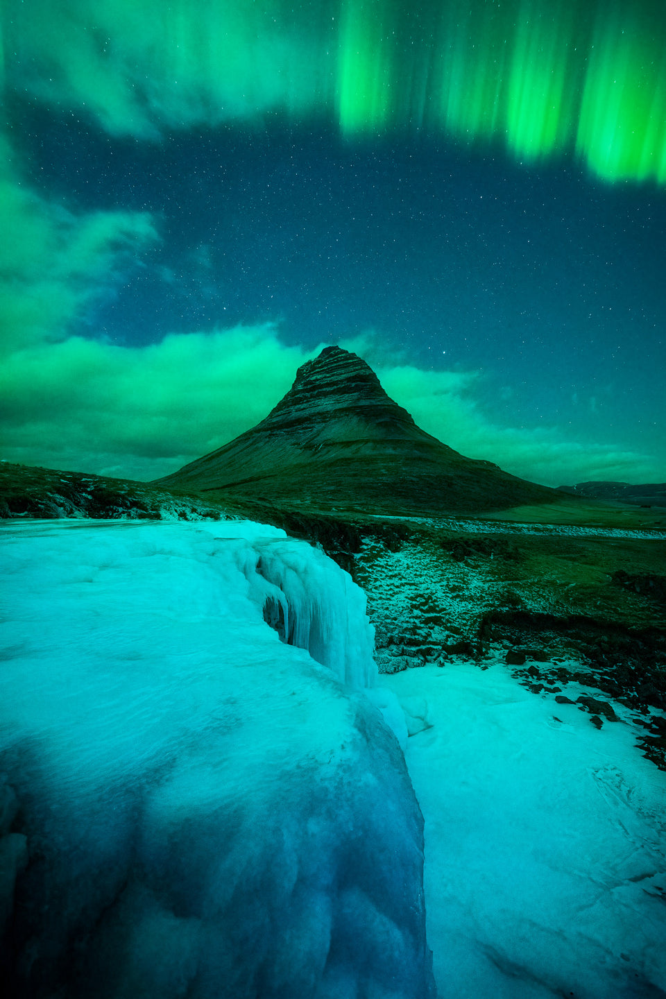 Kirkjufell Northern Lights - Iceland