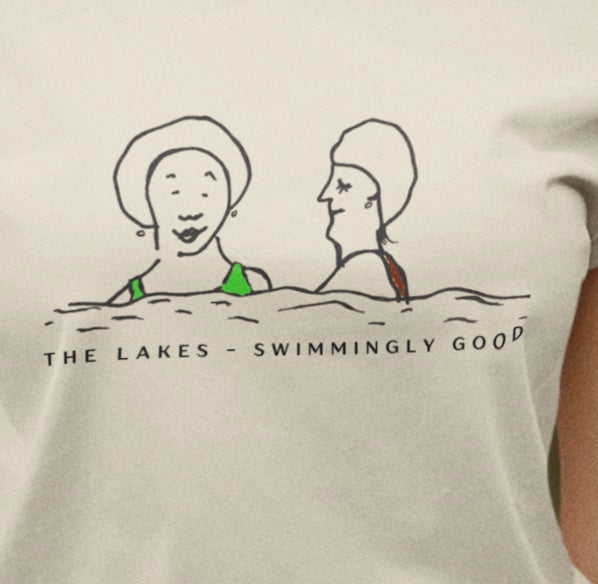 The Lakes - Swimmingly Good - Unisex Organic Cotton T-shirt