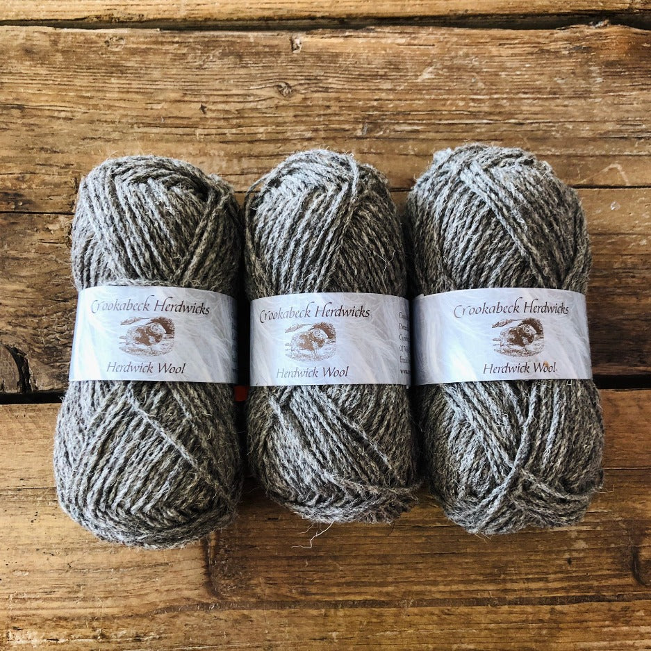 Light Herdwick Knitting Wool by Cumbrian Crookabeck Herdwicks