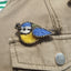 Mini Blue Tit Pin Brooch