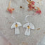 Dangle Earrings - Ode to Nature Collection (Plants & Fungi) - Recycled Sterling Silver