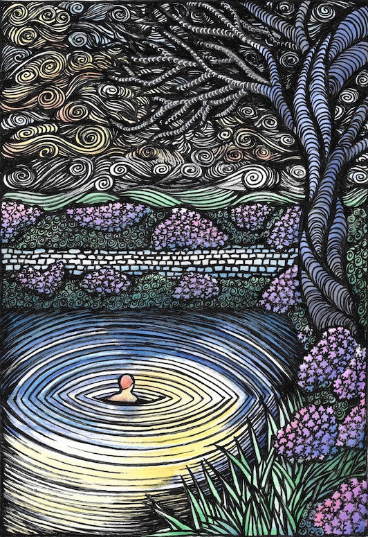 Rowan Tree - Fine Art Print for Swimmers by Jennifer Guest Art
