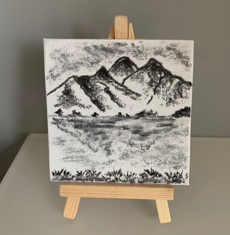 Original Canvas Sketch - Lakeland Views